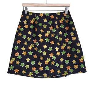 Vintage Floral Mini Skirt